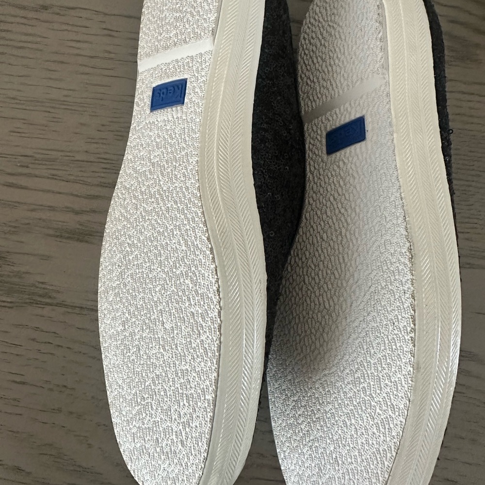 Keds Black Glitter Sneakers Casual Style - Picture 3 of 5